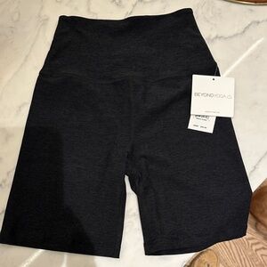 Beyond Yoga Women's Charcoal Bike Shorts